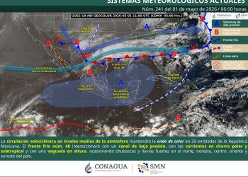 Frente frío 48 impacta el país