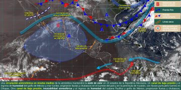 El frente frío 50 provocará lluvias, granizo y fuertes vientos