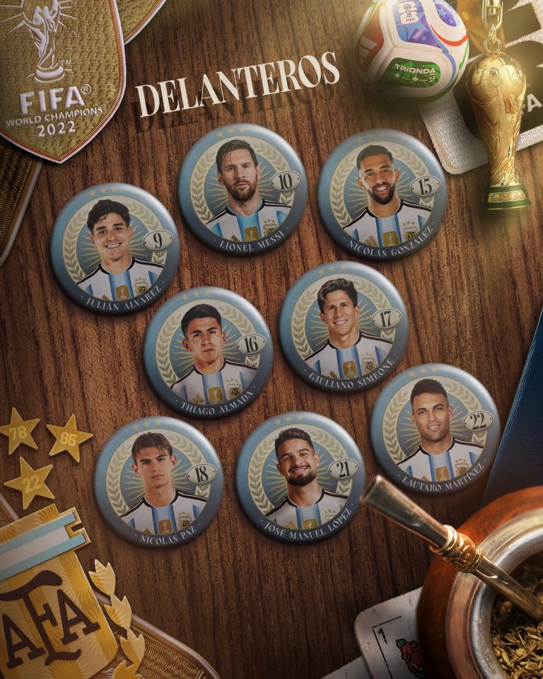 Messi encabeza a la campeona Argentina