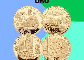 Banco de México emite 12 monedas conmemorativas del Mundial 2026