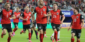 Austria venció 3-1 a la debutante Jordania en el Estadio de la Bahia de San Francisco y arrancó con triunfo el Mundial 2026