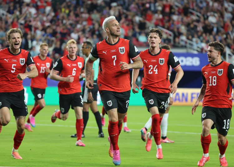 Austria venció 3-1 a la debutante Jordania en el Estadio de la Bahia de San Francisco y arrancó con triunfo el Mundial 2026