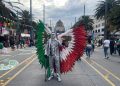 Festejos en el Ángel de la Independencia por México vs. Chequia