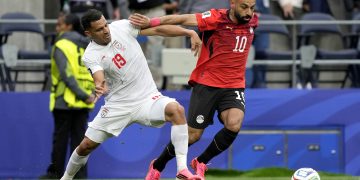 La selección de Egipto quedó este viernes en el segundo lugar del Grupo G del Mundial 2026 con 5 puntos tras empatar 1-1