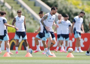 Argentina regresó al entrenamiento