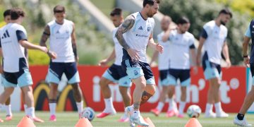 Argentina regresó al entrenamiento