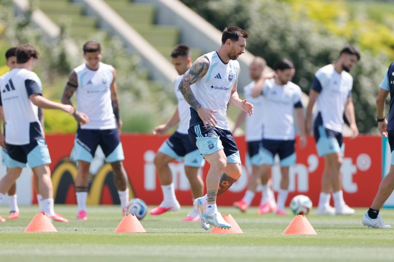 Argentina regresó al entrenamiento
