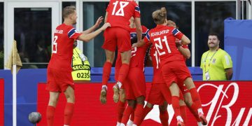 La selección de Noruega debuta con goleada ante Irak en en el Estadio de Boston en lo que se convierte en el regreso triunfador.
