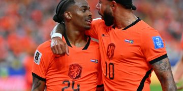 El neerlandés Cody Mathès Gakpo anotó este sábado el centésimo gol del Mundial en el minuto 54 del partido que Países Bajos