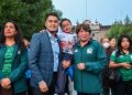 Delfina Gómez se suma a la fiesta mundialista en Toluca
