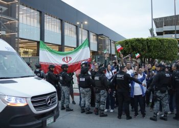 Irán se entrena en Tijuana bajo fuertes medidas de seguridad