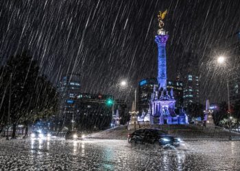 Activan Alerta Amarilla por lluvias y granizo en siete alcaldías de CDMX
