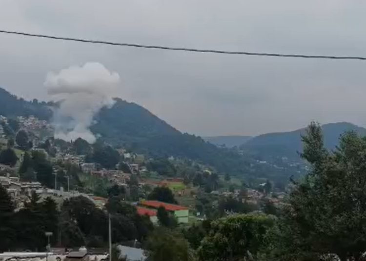 Otra vez explota polvorín en Huixquilucan, hubo un lesionado