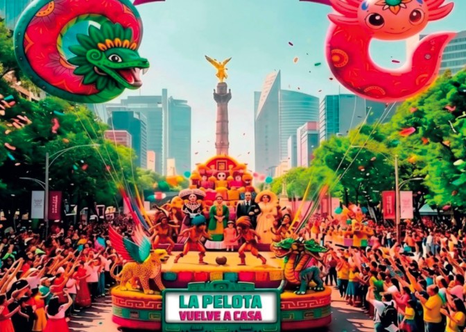 Arranca la fiesta del futbol en la capital con el Gran Desfile Mundialista