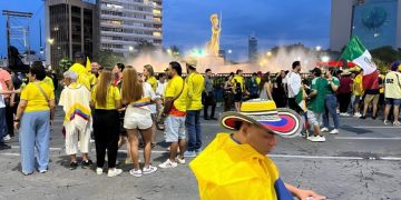 Colombia pinta de amarillo a Guadalajara