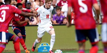 Inglaterra se nota fuerte ante una inofensiva Costa Rica