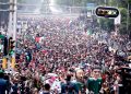 La fiesta mundialista ya comenzó: Ciudad de México rompe récord histórico en Paseo de la Reforma | @webcamsdemexico