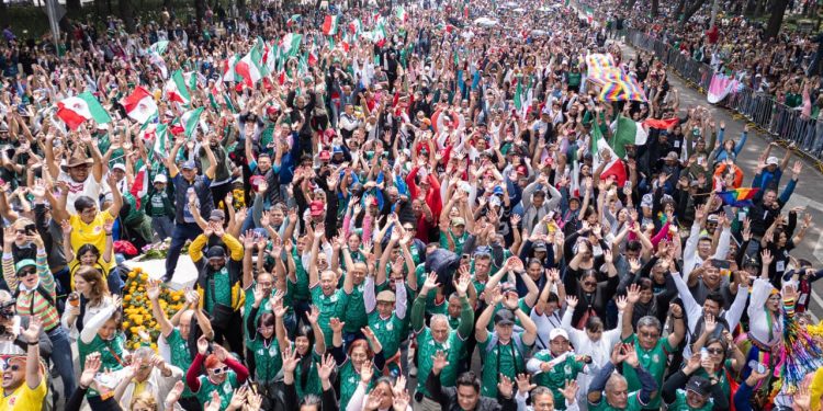 La fiesta mundialista ya comenzó: Ciudad de México rompe récord histórico en Paseo de la Reforma