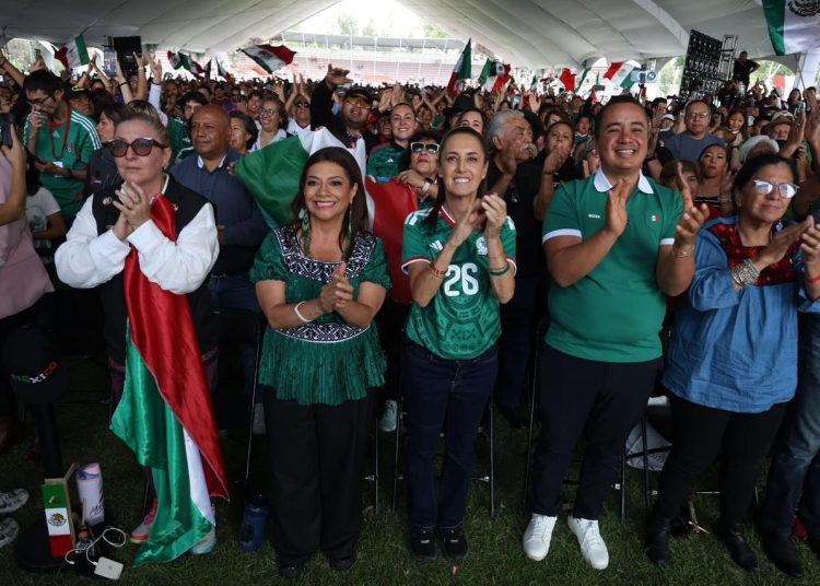 “Vamos con éxito”: Brugada destaca saldo positivo tras movilizaciones y partido de México