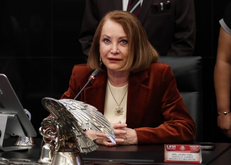 Laura Itzel Castillo usa tribuna del Senado para felicitar a Sheinbaum