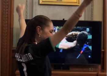 Sheinbaum celebra triunfo de México en el Mundial 2026