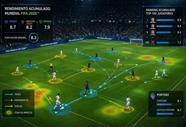 FIFA estrenará ranking en tiempo real para medir el desempeño de los jugadores en el Mundial 2026