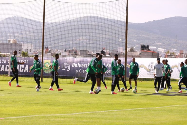 Sudáfrica inicia entrenamientos en Pachuca rumbo al Mundial 2026 bajo fuerte operativo de seguridad