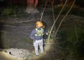 Rescatan a familia atrapada en el Río La Silla en Guadalupe; buscan a mujer arrastrada por la corriente