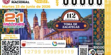 Lotería Nacional conmemora la Toma de Zacatecas con Sorteo Mayor de 21 millones de pesos