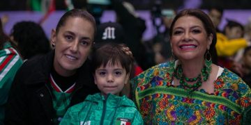 Sheinbaum y Brugada apoyan a la Selección Nacional desde Azcapotzalco