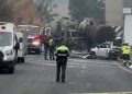 Cierran la autopista Chamapa-Lechería por carambola e incendio de una pipa; reportan kilómetros de filas