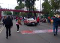 Maestros de la CNTE avanzan rumbo al Estadio Ciudad de México en protesta previa al Mundial