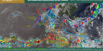 Habrá lluvias intensas, granizo y calor de hasta 45 grados