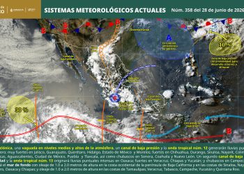 SMN prevé lluvias intensas, te contamos dónde