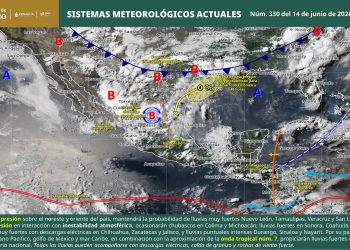 Conagua alerta por lluvias intensas y calor extremo en México