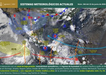 Conagua pronostica lluvias intensas y calor extremo en gran parte de México