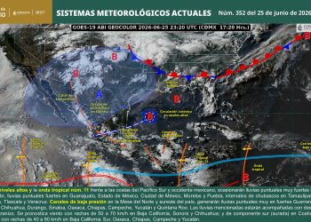 Conagua alerta por lluvias intensas y calor extremo en México