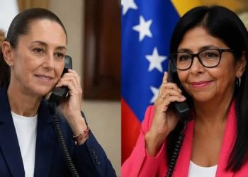 Claudia Sheinbaum habla con Delcy Rodríguez y reafirma apoyo de México tras terremotos en Venezuela