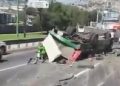 Volcadura de transporte en la México-Pachuca deja al menos 14 lesionados