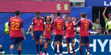 Dos goles de Mikel Oyarzabal y uno de Pedro Porro clasificaron para los octavos de final del Mundial 2026 a la selección de España