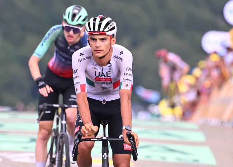 El mexicano Isaac del Toro, integrante del UAE Team Emirates, volvió a firmar una destacada actuación en el Tour de Francia 2026
