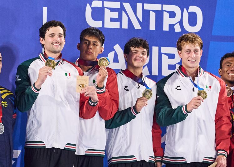 La selección mexicana de natación tuvo un inicio brillante en los Juegos Centroamericanos y del Caribe Santo Domingo 2026