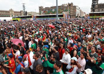 Fan Fest del Zócalo reúne a miles para la final del Mundial