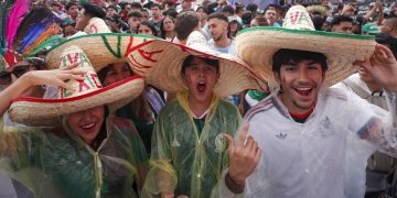 México vs Inglaterra: miles de aficionados viven la fiesta mundialista en la CDMX