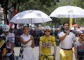 El mexicano Isaac del Toro (UAE Emirates XRG), tercero de la general y maillot blanco de mejor joven del Tour de Francia