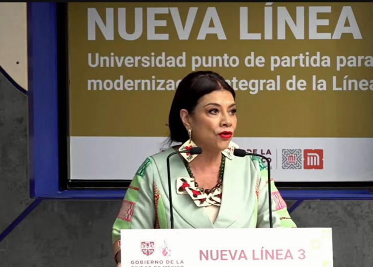 Brugada anuncia la renovación integral de la Línea 3 del Metro con inversión de más de 40 mmdp