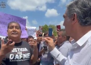 Familiares de la menor Dafne exigen justicia al gobernador Américo Villarreal