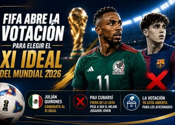 La FIFA puso en marcha la votación para definir el once ideal del Mundial 2026, una elección en la que los aficionados podrán seleccionar a los mejores futbolistas del torneo a través del sitio oficial de la Copa del Mundo.