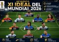 La FIFA presentó el once ideal de la Copa Mundial 2026, un equipo integrado por los futbolistas que tuvieron el mejor rendimiento