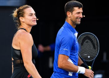 La bielorrusa Aryna Sabalenka y el serbio Novak Djokovic son el gran reclamo del dobles mixto del Abierto de Estados Unidos